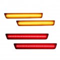 Gtinthebox For 2015 2016 2017 2018 2019 2020 2021 2022 Dodge Challenger Front And Rear Full Led Side Marker Light Replace Oem