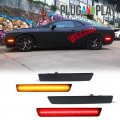 Gtinthebox For 2015 2016 2017 2018 2019 2020 2021 2022 Dodge Challenger Front And Rear Full Led Side Marker Light Replace Oem