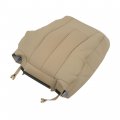 Waltyotur Driver Bottom And Top Leather Seat Cover Camel Tan Replacement For Expedition 2007-2014