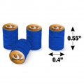 Guinea Pig Eating Tire Rim Wheel Aluminum Valve Stem Caps