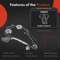 A-premium Engine Timing Chain Kit W Guide Sprocket Guide More Fits Dohc 4cyl 1 8l Compatible With Nissan Sentra 2001-2006