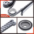 A-premium Engine Timing Chain Kit W Guide Sprocket Guide More Fits Dohc 4cyl 1 8l Compatible With Nissan Sentra 2001-2006