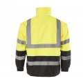 Jorestech High Visibility Light Weight Waterproof Rain Jacket Ansi Isea 107-2015 Class 3 Level 2 Yellow Black Jk-03-ylbk Xl 