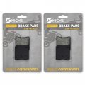 Niche Brake Pad Set For Honda Crf1000l Goldwing 1800 F6b Nc700xd 06436-mct-016 Parking Semi-metallic 2 Pack