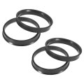 4pcs Plastic 60 1mm To 66 Car Hub Centric Rings Wheel Bore Center Spacer 
