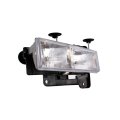 Headlight Assembly For Chevy K2500 1994 To 2000 Clear Lens Halogen Bulb Plastic Housing Replacement 15034929 15602613 Alx Pau 