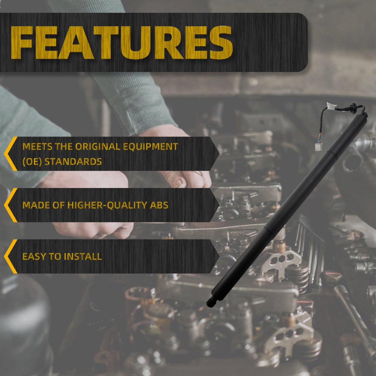 Dasbecan Rear Left Tailgate Power Lift Support Strut For Jeep Grand Cherokee 2011 2012 Sport Utility Wk2 Series Oe Replace