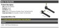 Outer Tie Rod End Kit 2 Piece Compatible With 2002-2007 Buick Rendezvous