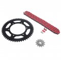 2005-2014 Fits Yamaha Tt-r230 Red Non O Ring Chain Sprocket Black 13 52 112l