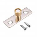 Guide Roller 10mm Shaft Diamter Stainless Steel Lower Stop With Screws For Sliding Door 