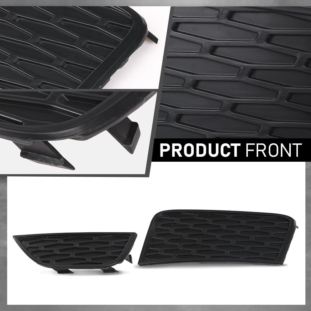 Left Side Front Fog Light Cover Lamp Bezel For Range Rover Evoque 2011 2015 Fits Dynamic And Not Prestige Black Pp Material 2