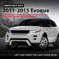 Left Side Front Fog Light Cover Lamp Bezel For Range Rover Evoque 2011-2015 Black