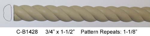 Flexible Moulding Rope B1428 3 4 X 1-1 2 8 Length Trim