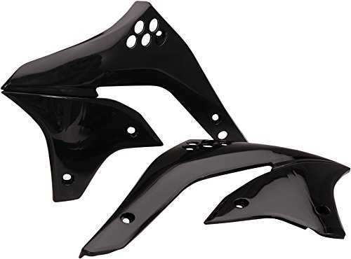 Black Universal Fit Plastic Fenders For Powersports Model 1591-0305 Painted Finish Top Position