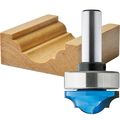 Classic Fluted Plunge Bit Radius-1 5 32 Radius-2 7 2 H 1 4 Shank 