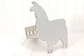 Custom Hitch Covers 12720-chrome Llama Cover 2 
