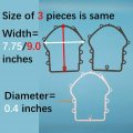 Tuzliufi Complete Top End Gasket Set Kit Compatible With 400400 400700 401400 401700 402400 402700 404400 404700 422400 422700