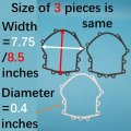 Tuzliufi Complete Top End Gasket Set Kit Compatible With 400400 400700 401400 401700 402400 402700 404400 404700 422400 422700