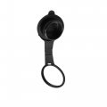 Uxcell 8pcs Black Waterproof Motorcycle Car Cigarette Lighter Socket Cover Cap Lid 12v