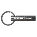 Ram 1500 Logo Black Real Carbon Fiber Custom Designed Tube Style Key Chain