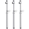 Tallew 3 Pack Dual Head Tire Pressure Gauge Heavy Duty Air For Auto Truck Car Rv Van Gage Range 10-150psi 1-10bar Silver 