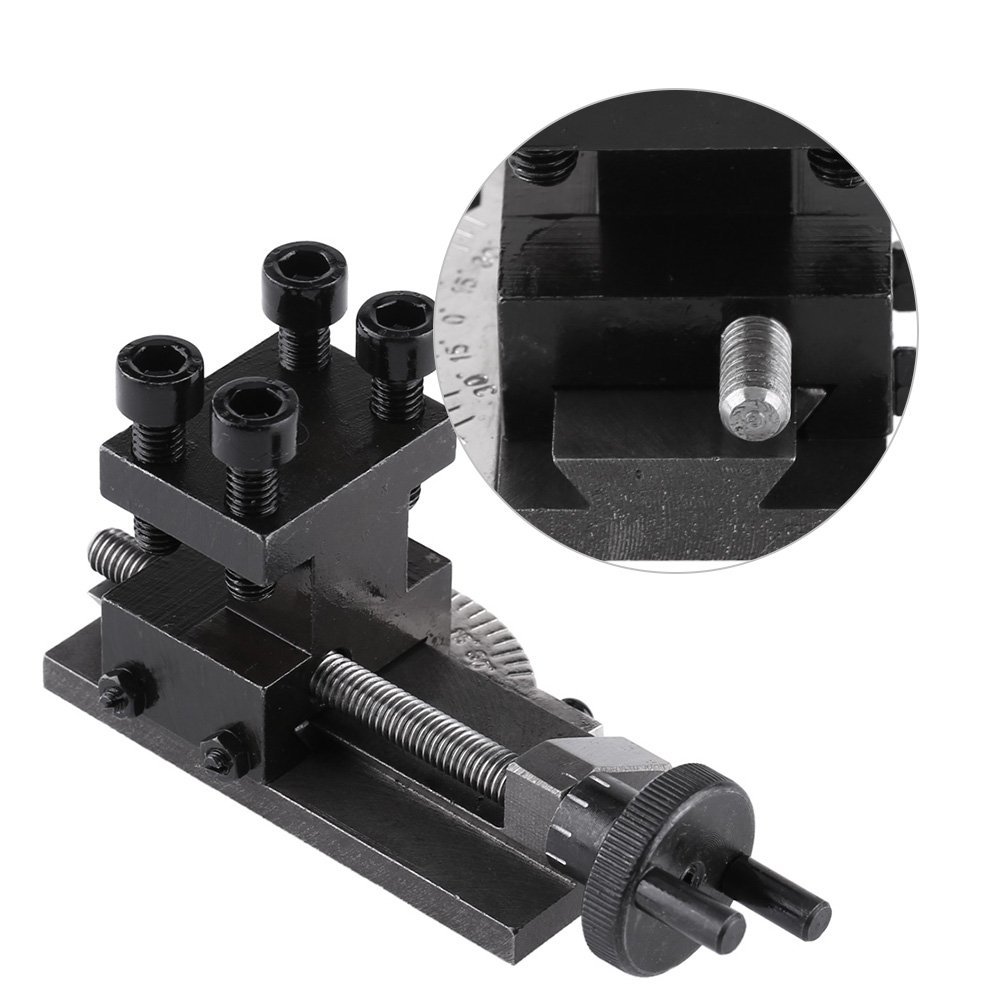 Lathe Compound Slide 30 Degrees Rotatable Mini Tool Holder Accessory Premium Tungsten Steel For C0 Multifunctional Sn 10154
