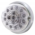 United Pacific 37914 17led Dual Function Watermelon Clear Reflector Flush Mount Auxiliary Cab Light Kit Sealed Lens Amber Led 
