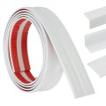 3-in-1 Peel And Stick Trim 0 8in X 3 2 Ft Multifunctional Wall Molding Flexible Edge Guard Self-adhesive Caulk Strip For Floor 