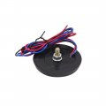 Uxcell 2pcs White Led Light Round Shape Motorcycle Reflector Rear Tail Brake Stop Lamp