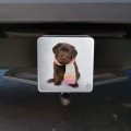 Lab Labrador Puppy Dog Wearing Scarf Tow Trailer Hitch Cover Plug Insert