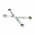 Steering Tie Rod 2pcs 150mm -170mm 8mm Kit Ball Joint For 49cc Electric Mini Atv Go Kart