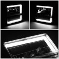 Auto Dynasty Led Drl Black Clear Corner Headlight W Bumper Lamps Tool Kit Compatible With Ford Explorer 91-94