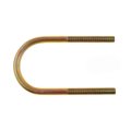 Threaded Round U Bolt 1 2 In Diameter Alloy Steel With Yellow Zinc Finish Heat Hardened Fine Thread Alx-pau-mm-35621-cl360a50 