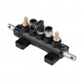Kimiss Tire Air Control Valve Foot Pedal For Changer Machine Aluminum Alloy 8mm Od Tubing Connectors Pneumatic Switch Type B B