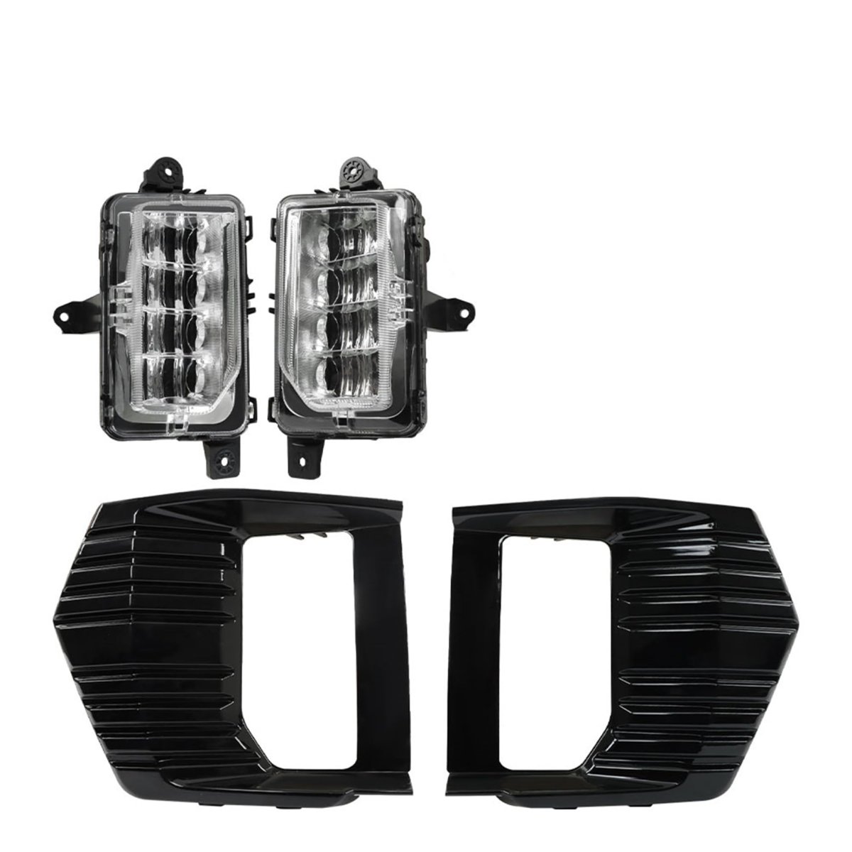 1 Pair Front Fog Light Assembly Replacement For Yukon Xl 2021 2022 2023 Left And Right Side Driving Lamps Clear Lens Direct