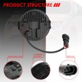 Auto Dynasty High Power Led Projector Fog Lights Lamp Compatible With Nissan Infiniti Subaru Honda Ford Acura Driver And
