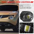 Auto Dynasty High Power Led Projector Fog Lights Lamp Compatible With Nissan Infiniti Subaru Honda Ford Acura Driver And