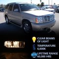 G-plus Front Bumper Fog Lights Assembly Compatible With Cadillac 2002 2003 2004 2005 2006 Escalade Driving Lamps W 899 12v 37