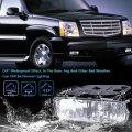 G-plus Front Bumper Fog Lights Assembly Compatible With Cadillac 2002 2003 2004 2005 2006 Escalade Driving Lamps W 899 12v 37