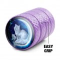 Cat And Kitten In Moon Valve Stem Caps For Tire Rim Wheel Aluminum Purple