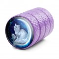 Cat And Kitten In Moon Valve Stem Caps For Tire Rim Wheel Aluminum Purple