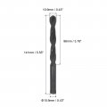 Uxcell 2pcs 10 9mm Dia Split Point Tip 141mm Long High-speed Steel Twist Drill Bit