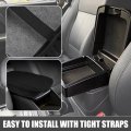 A Absopro Car Center Console Pad Waterproof Armrest Seat Box Cover Protector For Dodge Durango 2011-2020 Black