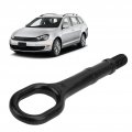 Towing Hook Black Car Tow 1t0 805 615 A Heavy Duty Eye Bumper Trailer Ring Replacement For R32 Rabbit Eos Cc