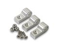 Earls 170205erl Polished Aluminum 3 8 Line Clamps Set Of 4 