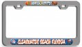 Unofficial Outfitter Clearwater Beach Florida Surfing Ch 3d Metal License Plate Frame Auto Suv Truck Tag Holder R16 