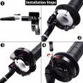 7 8 In 22mm Twist Throttle Accelerator Handle Grips With 36 Cable Set For Yamaha Ssr Roketa Sdg Nst X Treme 50cc 70cc 110cc