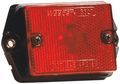 Wesbar 203113 Side Marker Clearance Light With Reflex Lens Black Stud-mount Base Red 