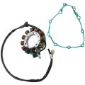 Stator With Gasket Compatible For Honda Sportrax Trx400x 2009-2014 Trx400ex 1999-2008 