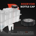 A-premium Engine Coolant Overflow Recovery Reservoir Tank W Cap Sensor Compatible With Oldsmobile Intrigue 2000-2002 V6 3 5l
